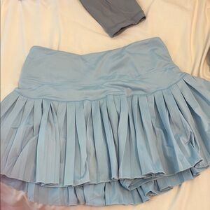 Lululemon Athletica Blue Skater Mini Skirt